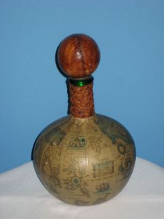leather bottle italy in Collectibles