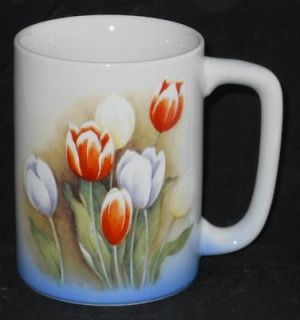 OTAGIRI ~ Roses Coffee Cup Mug ~ Stoneware ~ Made In Japan