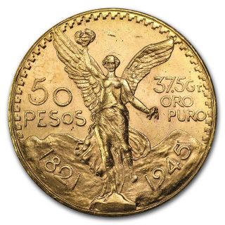 50 pesos gold coin in Coins: World
