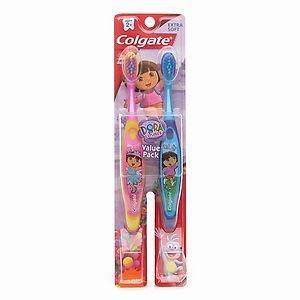 Dora and Diego Toddler Colgate Toothbrush Value Pack   Extra Soft