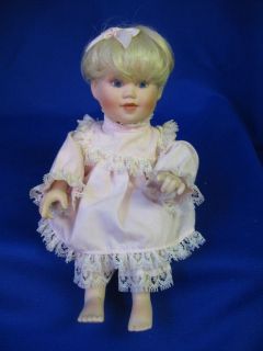 Collectible Doll MBI 1991 Baby Girl Bisque Porcelain head, hands 