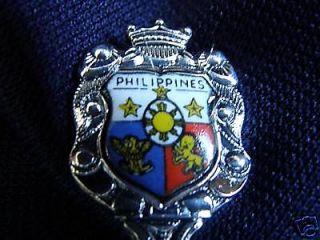 REPUBLIC OF PHILIPPINES Collector Souvenir SPOON New Coat of Arms 