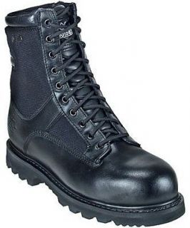   Thorogood Black Trooper Side Zip Composite Safety Toe Work Boots 7990