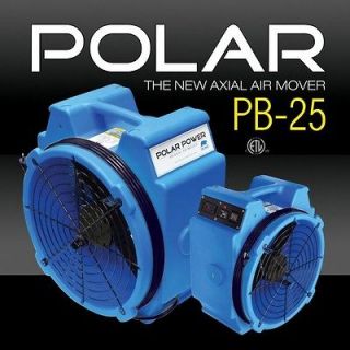 AIR Polar Powerful Industrial Axial Air Mover Fan Blower Dryer BLUE