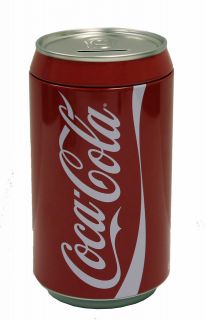 Coca Cola: Large Tin Can Bank