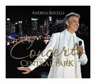 ANDREA BOCELLI Concerto One Night In Central Park CD NEW/UNPLAYED free 