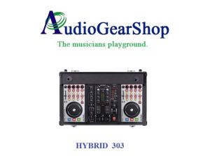 DJ Tech Hybrid 303 DJ Controller Workstation DJtech Hybrid303