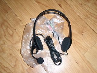 Computer headset 2 3.5mm jacks  gaming, chat, call center, 2 ear w/mic 