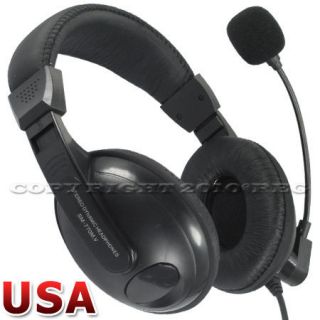   NOISE CANCELING HEADPHONE HEADSET MICROPHONE MIC FOR PC LAPTOP MSN