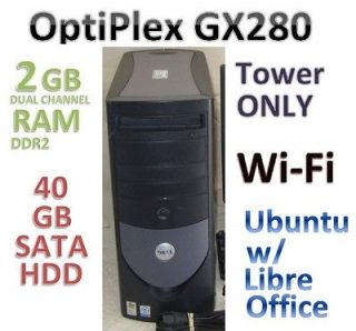   GX280, Mini Tower, Ubuntu & LibreOffice, Desktop Computer Wi Fi, D