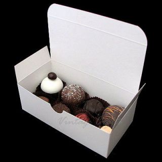 Wedding Candy Cookie or Cake Party Favor Treat Gift Box 6x3x2 White 