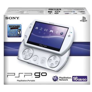   Portable PSP Go Pearl White Handheld Core Pack Game System Neww