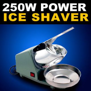 New 250W ICE Shaver Machine Snow Sno Cone Maker Crusher Smasher 198Lbs 