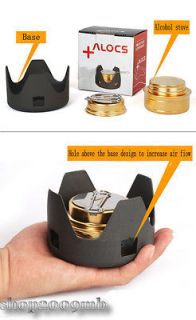   Solid liquid Alcohol Burner Camp Cook Stove Backpacking Outdoor