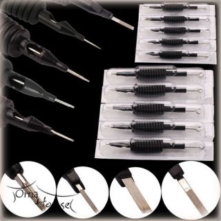 New 30pcs Disposable Tattoo Needle and Tube 3/4 Grip with Tip RL RS F 