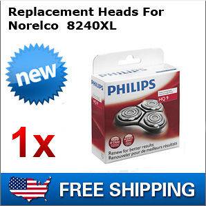 Replacement Heads for Norelco 8240XL Shaver 1 Pack