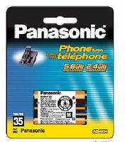 Panasonic HHR P107A Cordless Phone Battery , Original Panasonic   Free 