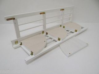 Tier Folding Corner Bookcase, White Foldable Design 315 11 Classic 