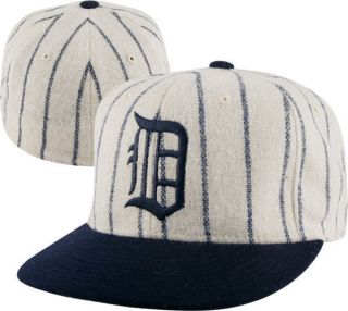Detroit Tigers Cooperstown 900 Pinstripe Fitted Hat