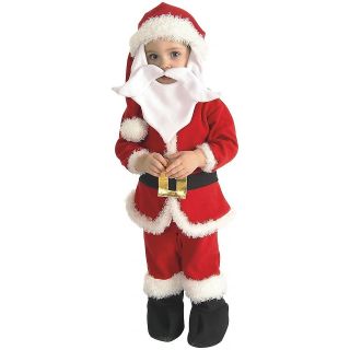   Suit Romper Baby Infant Toddler Boys Little Claus Christmas Costume