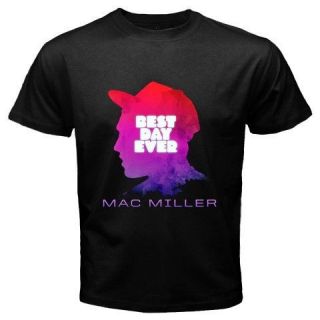 MAC MILLER   Best Day Ever Incredibly Dope Hip Hop Mens Black T Shirt 