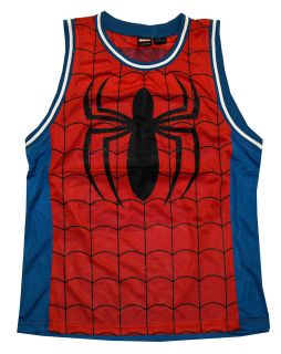 Spider Man Marvel Comics Superhero Costume Adult Basketball Jersey