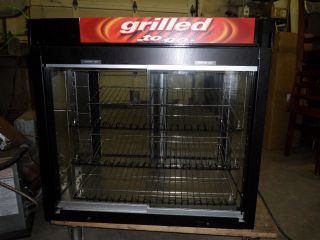 Hatco USED AFST 2X Food Warmer Display Two Sliding Doors Concession
