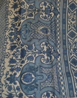 Brunschwig & Fils French Country Moroccan Blue Digbys Linen Fabric 10 