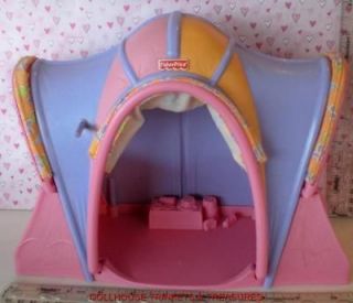   Price Loving Family Dollhouse Pink Outdoor Family Camping Tent Genuine