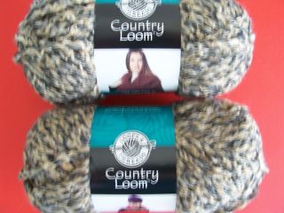 Loops & Threads Country Loom boucle yarn, Rock, 2 sk