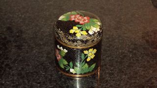 Rare antique Cloisonne covered jar or box/ 19thc /High quality 