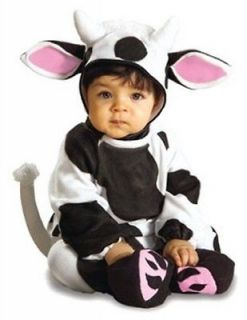 Infant Baby Plush Cow Costume Clothes 6 to12 months New Toddler 