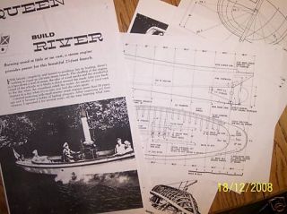 STEAM TRAWLER NAVENA MODEL SHIP BOAT BUILDING PLANS