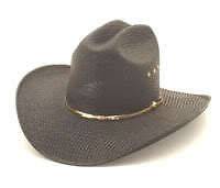 Black Stallion Straw Cowboy Hat   7 1/2   NEW