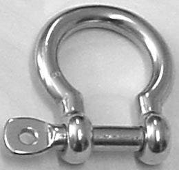 Stainless Steel Bow Shackle 1/2 Pin Size