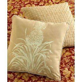   CURACAO REEF Cape Verde THROW PILLOW (Pineapple or Basketweave) NEW
