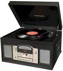 CROSLEY CR6001A BLACK ARCHIVER USB WITH 3 SPEED TURNTABLE B