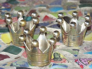 Lot 3 Silver Tone Crown Royal Table Napkin Rings Napkin Holders