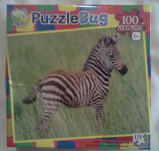 New Puzzlebug 100pc Jigsaw Puzzle Childrens Toy Gift Baby Zebra