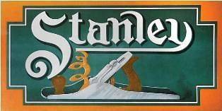 Stanley Plane Advertising Sign Reproduction of the c.1910 Tin Sign 