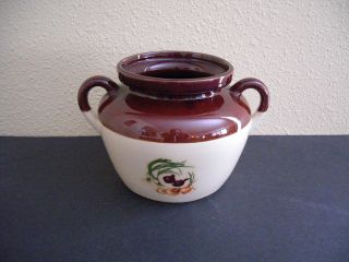 Vintage McCoy Pottery Bean Pot Cookie Jar ~ Onion Design ~ #1242