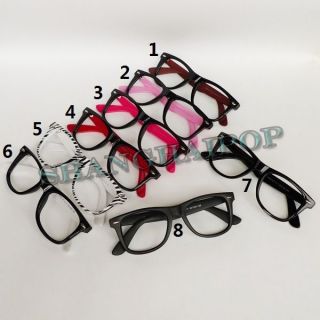 Sunglasses Frame Wayfarer Lady Men Geek Nerd Fashion Glasses Zebra 