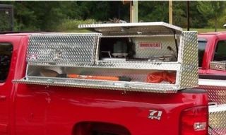Truck Tool Box 72 Topsider with compartments High Side Top Mount 