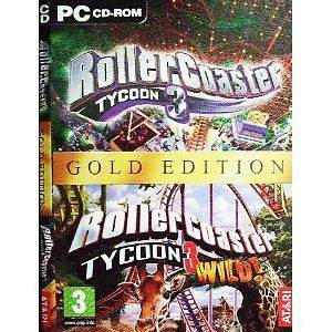 Rollercoaster Tycoon 3 III & RCT 3 III WILD GOLD EDITION ( PC GAME 