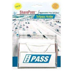EZ Pass & I Pass Clear Toll Pass Holder ~ NEW