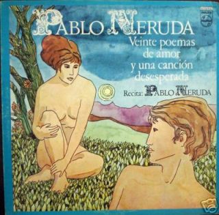 PABLO NERUDA Veinte poemas de amor POETRY NM LP