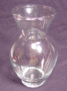 Round Clear Glass Vase / Jar 5 Tall   Crafts, Decorations, Unity 