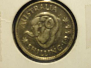 1944 Australia Silver Shilling