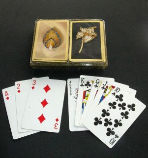 Vintage Stancraft Double Deck Playing Cards Complete Costume Jewelry 