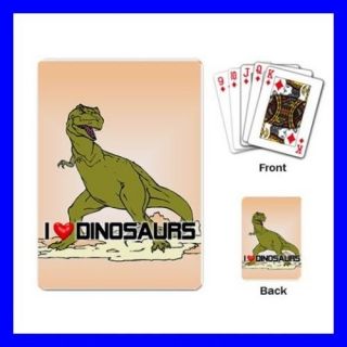 Playing Cards Poker Deck DINOSAUR T rex Tyrannosaurus Rex Gift 